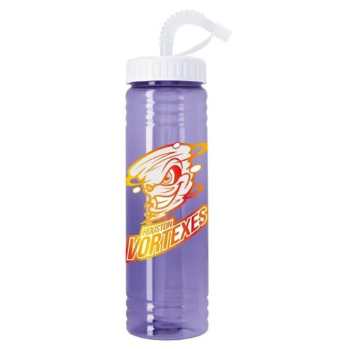 Garyline® Slim Fit Water Bottle With Straw Lid - 24 oz.