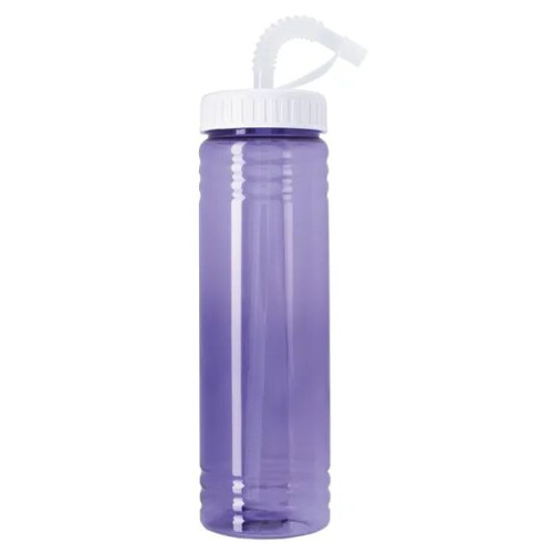 Garyline® Slim Fit Water Bottle With Straw Lid - 24 oz.