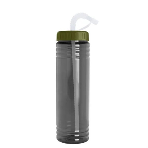 Garyline® Slim Fit Water Bottle With Straw Lid - 24 oz.