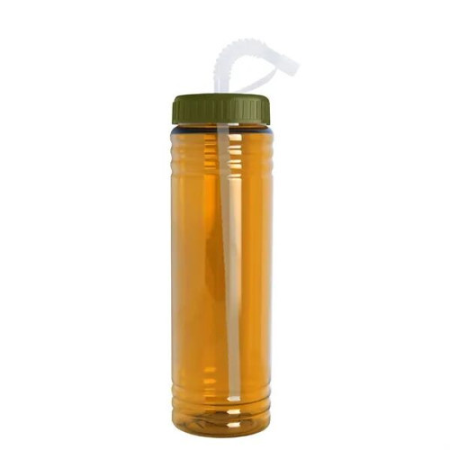 Garyline® Slim Fit Water Bottle With Straw Lid - 24 oz.