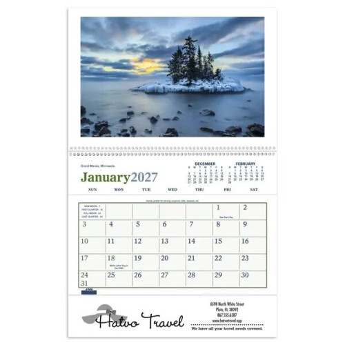 Triumph® Calendars Beautiful America Pocket Calendar