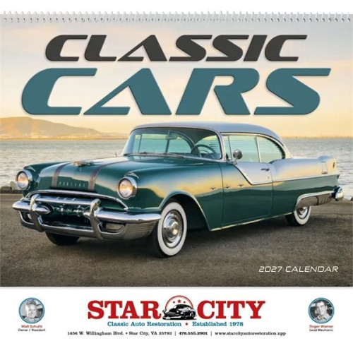 Triumph® Calendars Classic Cars Calendar