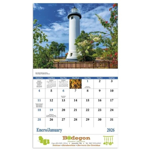 Good Value™ Puerto Rico - Stapled Calendar