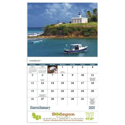 Good Value™ Puerto Rico - Stapled Calendar