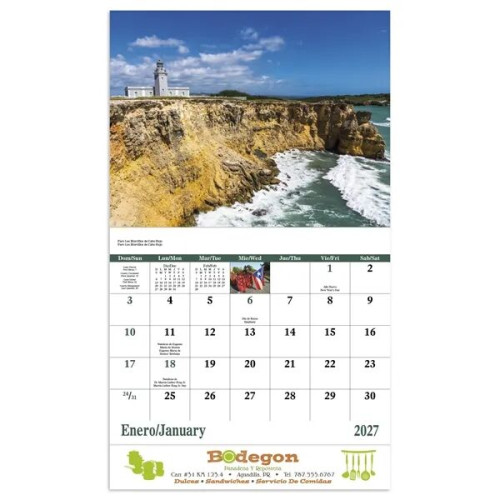 Good Value™ Puerto Rico - Stapled Calendar