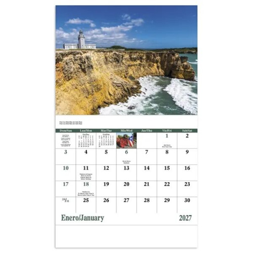 Good Value™ Puerto Rico - Stapled Calendar
