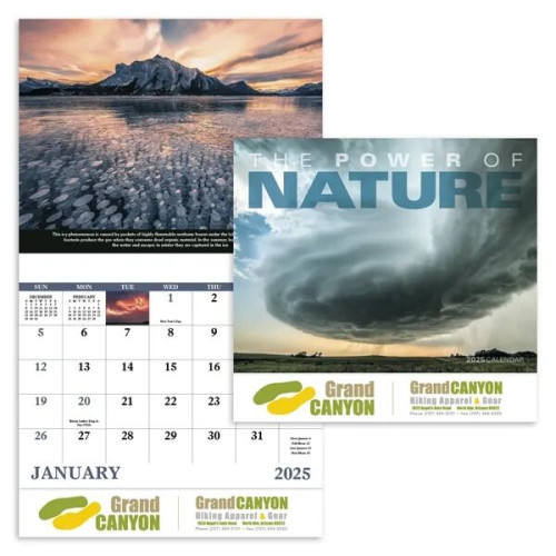 Good Value™ The Power of Nature - Stapled Calendar