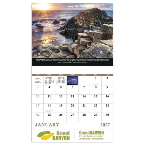 Good Value™ The Power of Nature - Stapled Calendar