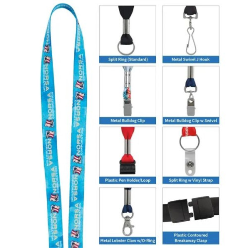 Good Value™ 1/2" Fine-Print Lanyard