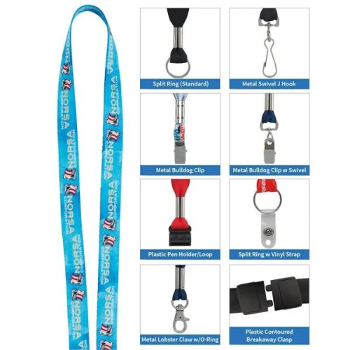 Good Value™ 1/2" Fine-Print Lanyard