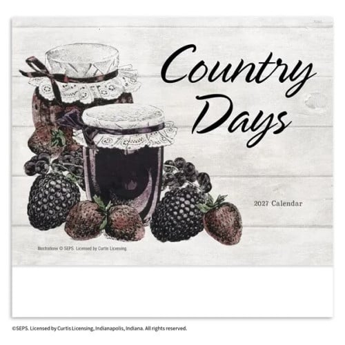 Good Value™ Country Days - Stapled Calendar