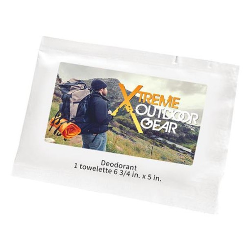 Deodorant Towelette Packet