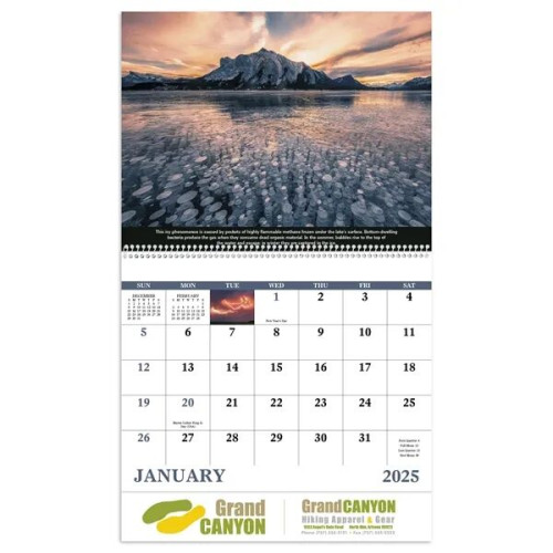 Good Value™ The Power of Nature - Spiral Calendar