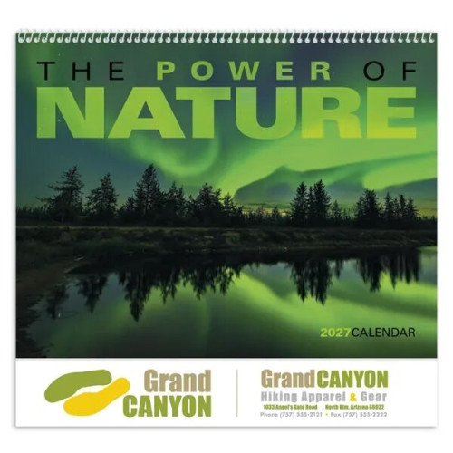 Good Value™ The Power of Nature - Spiral Calendar