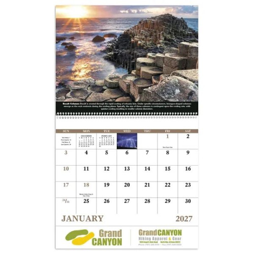 Good Value™ The Power of Nature - Spiral Calendar