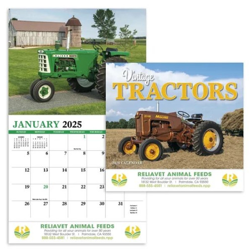Products Vintage Tractors Appointment Calendar - Stapled