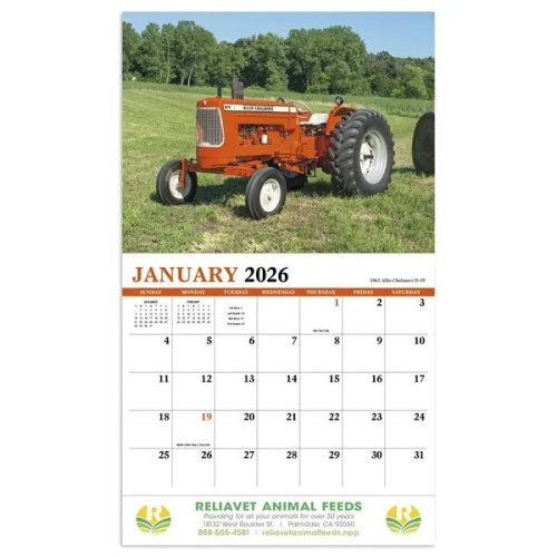 Products Vintage Tractors Appointment Calendar - Stapled