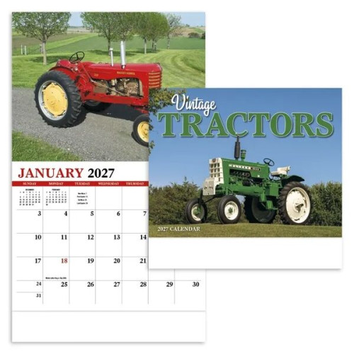 Products Vintage Tractors Appointment Calendar - Stapled