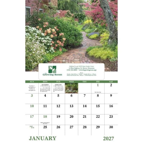 Good Value™ Garden Walk - Window Calendar