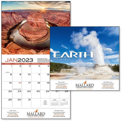 Earth Appointment Calendar - Stapled