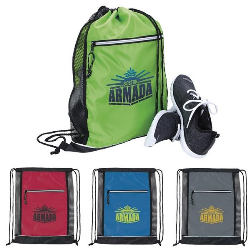Big Vented Drawstring Backpack