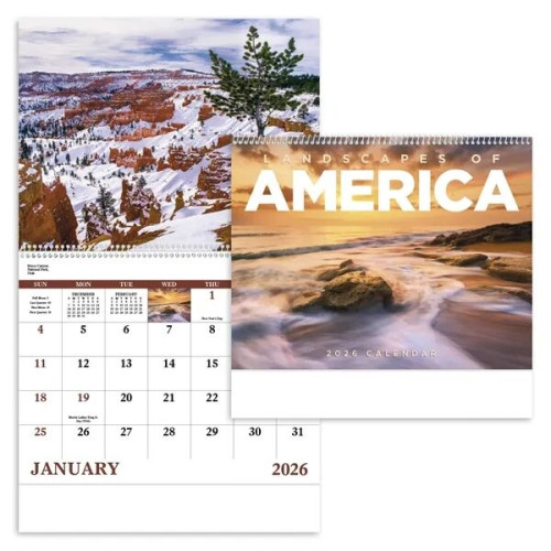 Good Value™ Landscapes of America - Spiral Calendar
