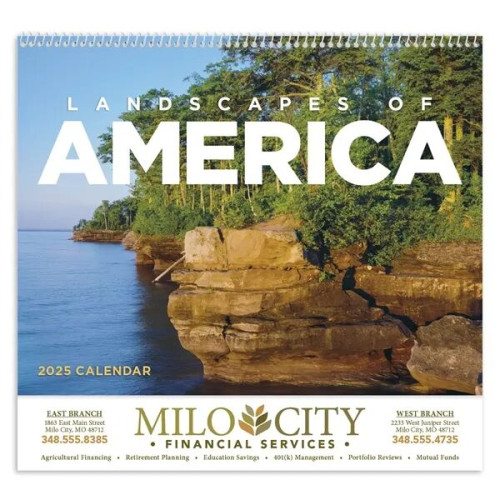 Good Value™ Landscapes of America - Spiral Calendar
