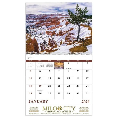 Good Value™ Landscapes of America - Spiral Calendar