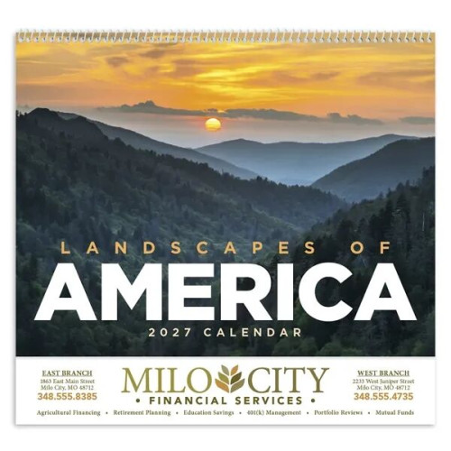 Good Value™ Landscapes of America - Spiral Calendar