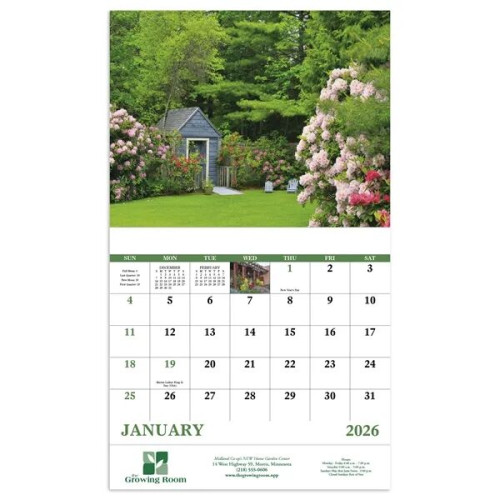 Good Value™ Garden Walk - Stapled Calendar