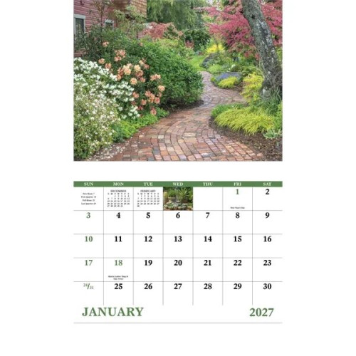Good Value™ Garden Walk - Stapled Calendar