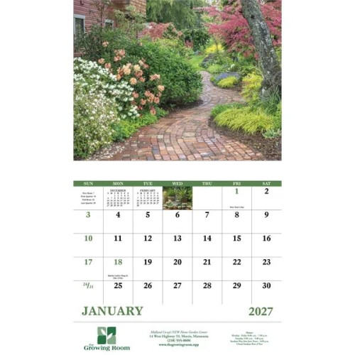 Good Value™ Garden Walk - Stapled Calendar