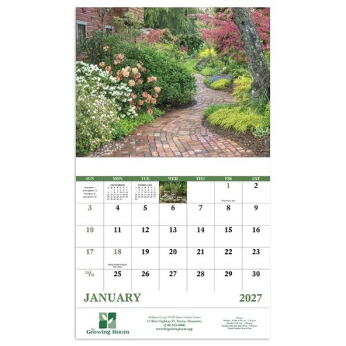 Good Value™ Garden Walk - Stapled Calendar