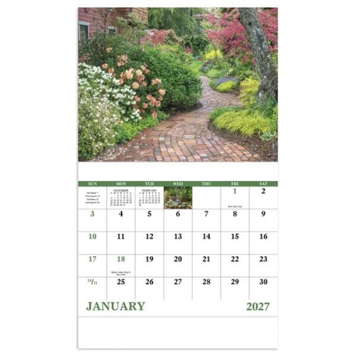 Good Value™ Garden Walk - Stapled Calendar