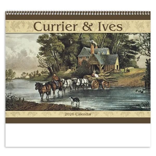 Good Value™ Currier & Ives - Spiral Calendar