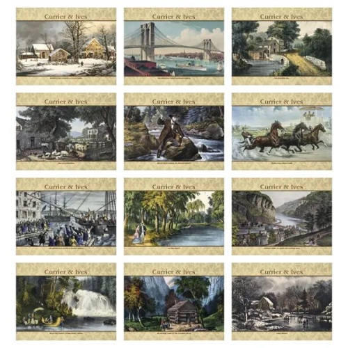 Good Value™ Currier & Ives - Spiral Calendar