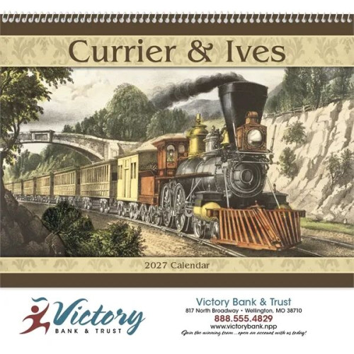 Good Value™ Currier & Ives - Spiral Calendar