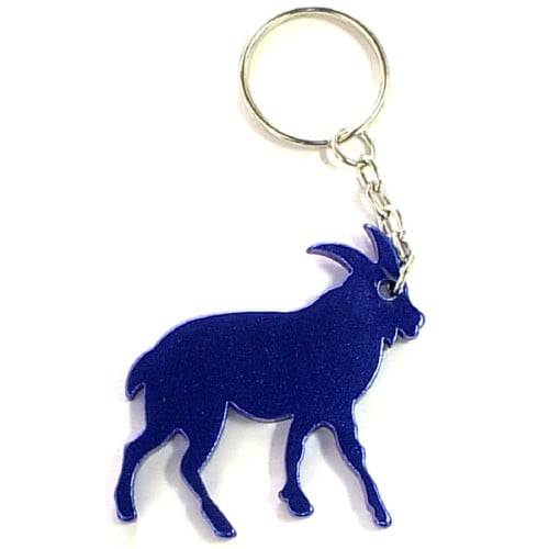 Goat shape bottle opener key chain