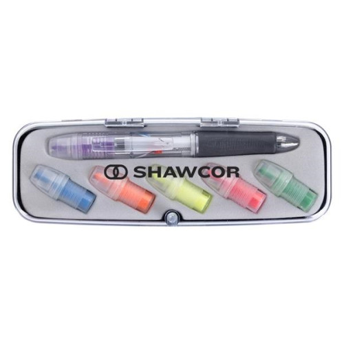 Tri-Color Pen and Highlighter Set