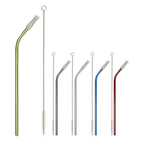 Bent Stainless Steel Straw