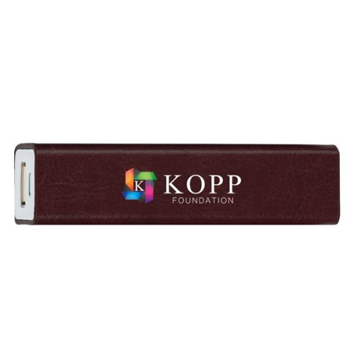 Leatherette Charge-N-Go Power Bank