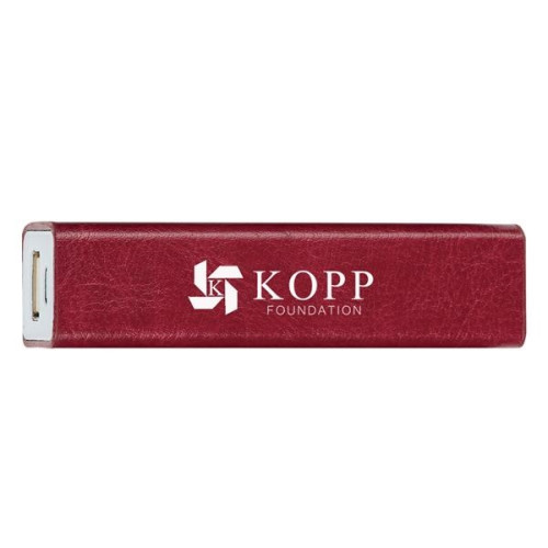 Leatherette Charge-N-Go Power Bank