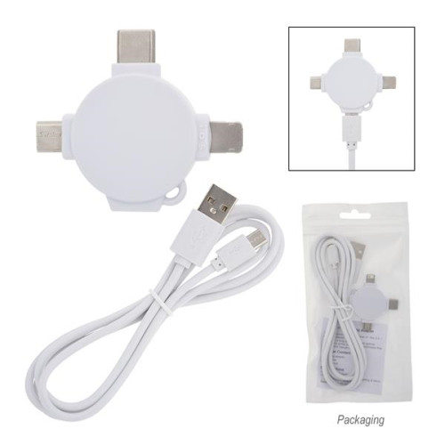 3 FT. 3-IN-1 CHARGING CABLE & ADAPTER