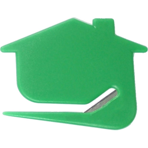 Jumbo size house shaped letter opener