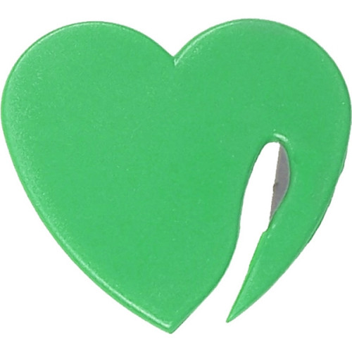 Jumbo Size Heart Shaped Letter Opener with Magnet