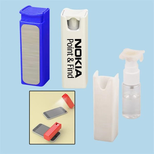 0.35 Oz.Spray Bottle with Sanitizer & Cleaner for Cell Phone