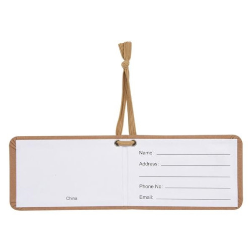 KRAFT PAPER LUGGAGE TAG