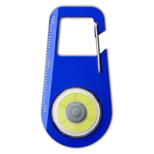 Aluminum Carabiner COB Light with Ruler