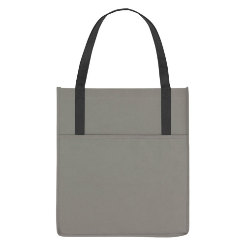 Non-Woven Shopper's Pocket Recycled Tote Bag