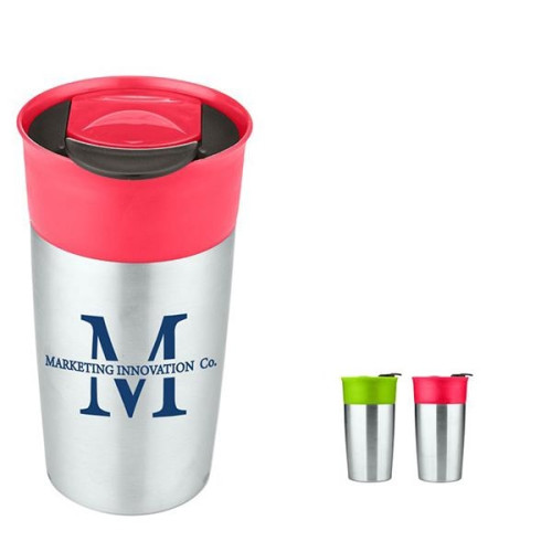 18 oz. Two-Tone Double Wall Insulated Tumbler